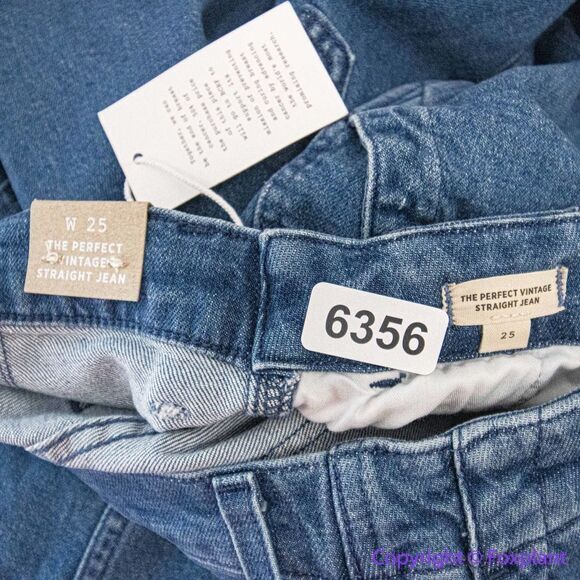 NEW‎ Madewell Perfect Vintage Jean in Medium Indigo Wash: Seamed Edition, 25 - Picture 14 of 16